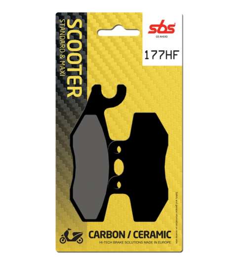 JUEGO PASTILLAS APRILIA SR MAX 125, GILERA NEUX 125 - SBS - R: P177HF