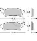 JUEGO PASTILLAS FRENO HONDA PANTHEON 125 98/02 SBS R: P147HF