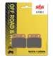 JUEGO PASTILLAS FRENO SUZUKI LTZ 400 " SINTER " SBS R: P649SI