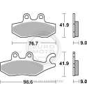 JUEGO PASTILLAS FRENO PIAGGIO X9 125 04/05 SBS R: P187HF