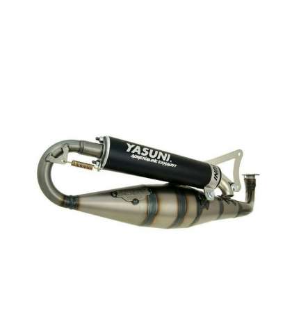 TUBO DE ESCAPE MINARELLI HORIZONTAL CARRERA 16 COLA NEGRO ANONIZADO R: TUB906B
