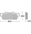 JUEGO PASTILLAS FRENO KYMCO PEOPLE S 125 05 SBS R: P201HF