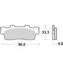 JUEGO PASTILLAS FRENO KYMCO SUPER DINK 125 09/15 SBS R: P204HF