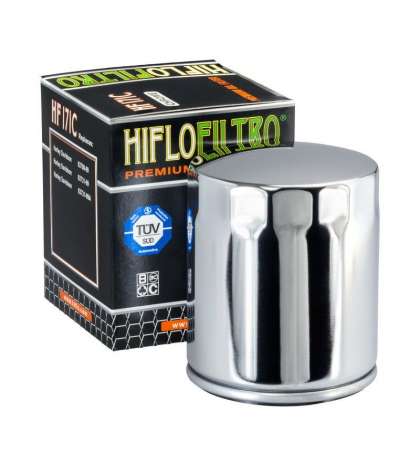 FILTRO ACEITE ( CROMADO ) HARLEY DAVIDSON ELECTRA GLIDE 04 HIFLOFILTRO R: HF171C