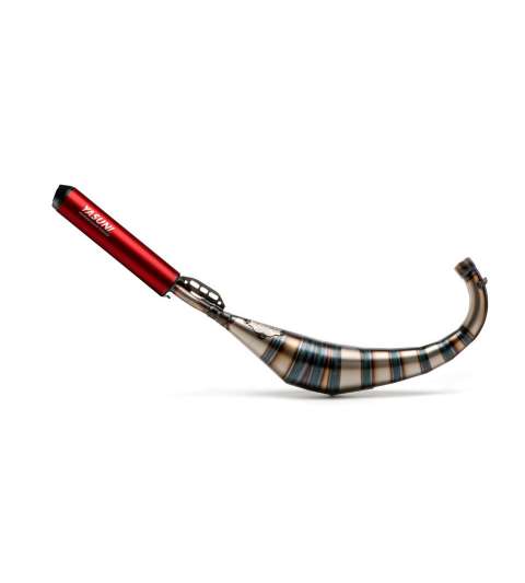 TUBO DE ESCAPE YASUNI R 3 AM 6 / DERBI E 2 / E 3 ROJO R TUB809XR
