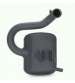 TUBO DE ESCAPE VESPA PE 200 LEOVINCE R: LV0232