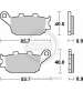 JUEGO PASTILLAS FRENO HONDA CB F HORNET 600 00/02 - SBS - R: P657HF