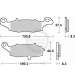 JUEGO PASTILLAS FRENO SUZUKI GSF BANDIT 600 00/04 - SBS - R: P705HF