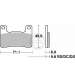 JUEGO PASTILLAS FRENO " SINTER " SUZUKI GSX R 600 04/05 - SBS - R: P806HS