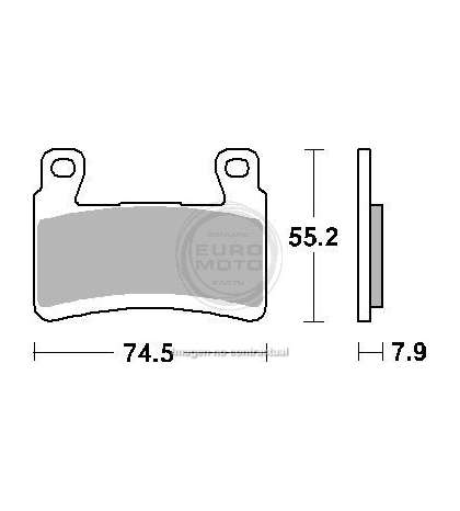 JUEGO PASTILLAS FRENO " SINTER " KAWASAKI ZX6R NINJA 636 13/15 - SBS - R: P894HS