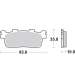 JUEGO DE PASTILLAS DE FRENO -SBS-