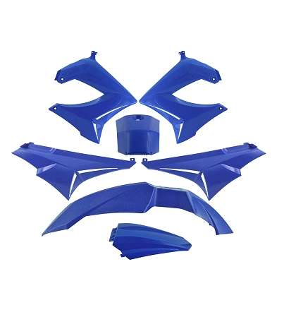 KIT DE CARENADOS DERBI SENDA DRD 02/05 X- RACE X-TREME 04/08 AZUL ( 7 PIEZAS ) TNT R: 350002