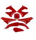 KIT DE CARENADOS DERBI SENDA DRD 02/05 X- RACE X-TREME 04/08 ROJO ( 7 PIEZAS ) TNT R: 350003
