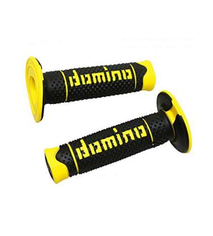 JUEGO DE PUÑOS CROSS DOMINO NEGRO/AMARILLO R: 331286C