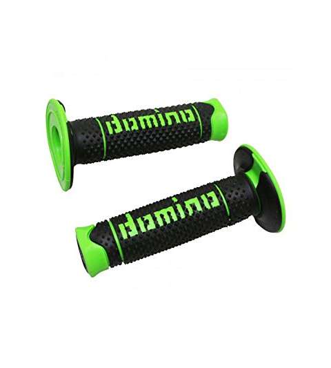 JUEGO DE PUÑOS CROSS DOMINO NEGRO/VERDE R: 331286B