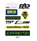 KIT DE PEGATINAS RB MAX / CARENZI / NOEND 210 X 300 MM R: 500001C
