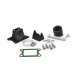 CONJUNTO COLECTÓR ADMISIÓN INCLINADO X360 Ø 21 - 24,5 Y LONGITUD 27 FKM (PARA MOTORES DERBI - MINARELLI) MALOSSI R: 2013800