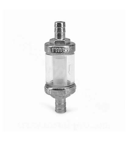 FILTRO DE GASOLINA CROMADO DESMONTABLE Ø8 R: 425016
