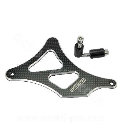 TAPA PIÑON ALUMINIO AM6 SIMIL CARBONO CARENZI R: 289077M