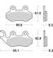 JUEGO PASTILLAS PEUGEOT TWEET 125 / SYM 125 R: P140HM