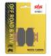 JUEGO PASTILLAS FRENO YAMAHA YZ 125 / 250 " SINTER " SBS R: P648SI
