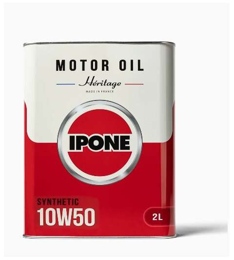 ACEITE HERITAGE IPONE 10 W 50 ( 2 LITROS ) 100% SÍNTETICO 4 T. RACEITE HERITAGE IPONE 10 W 50 (2L) 100% SÍNTESIS 4 T. R: S28146A