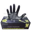 CAJA ( 100 GUANTES ) DE NITRILO COLOR NEGRO TM MAMBA R: 35889