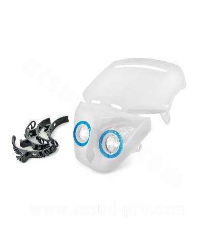 CARETA FARO BLANCA HALÓGENA + LEDS TNT R: 448138A
