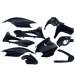 KIT DE PLASTICOS / CARENADOS YAMAHA JOG R / JOG RR 50 NEGRO METALIZADO ( 9 PIEZAS ) TNT R: 366861