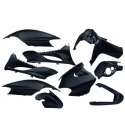KIT DE PLASTICOS / CARENADOS YAMAHA JOG R / JOG RR 50 NEGRO METALIZADO ( 9 PIEZAS ) TNT R: 366861