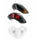 KIT BIFARO DOBLE ÓPTICA BLANCO + PILOTO TRASERO LED YAMAHA JOG RR 50 R: FYPNJB
