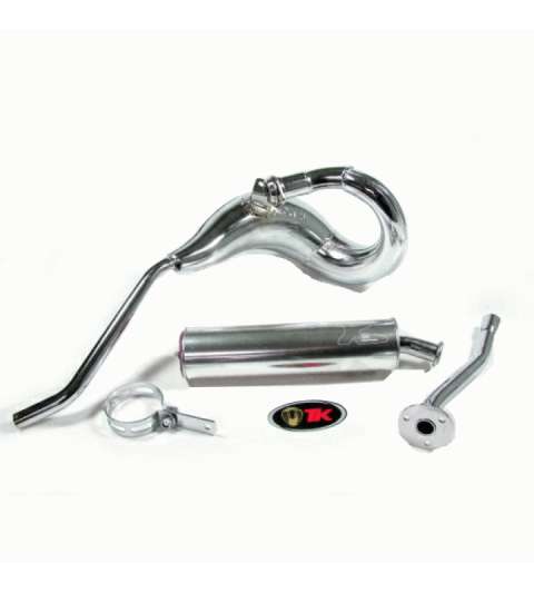 TUBO DE ESCAPE DERBI SENDA 6 V CROMADO TURBO KIT R: 10523C