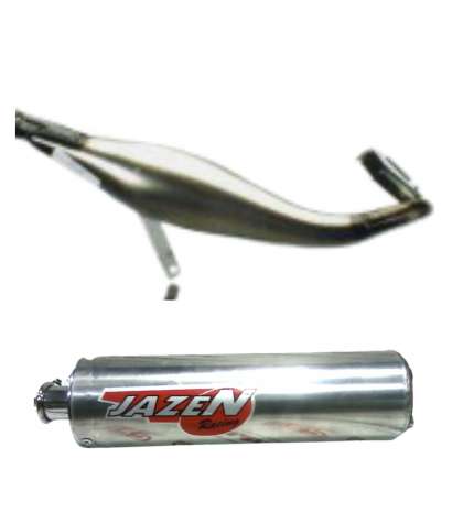 TUBO DE ESCAPE APRILIA SR 50 MOTOR PIAGGIO RACING CROMADO JAZEN R: EAJA