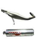 TUBO DE ESCAPE APRILIA SR 50 ( MOTOR PIAGGIO ) RACING CROMADO JAZEN R: EAJA