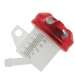 DEPÓSITO LÍQUIDO FRENOS UNIVERSAL TAPÓN ALUMINIO ROJO C4 R: 340931