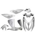 KIT PLASTICOS ( 7 PIEZAS ) YAMAHA AEROX GRIS METALIZADO TNT R: 366729