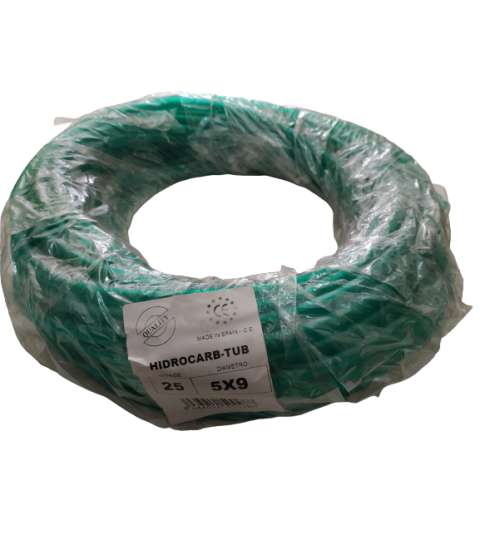 MACARRON ( 25 METROS ) VERDE SILICONA HIDROCARBUROS CERTIFICADO R25 R: 5X9RTSHI