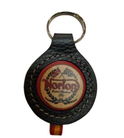 LLAVERO EN PIEL MOTO NORTON