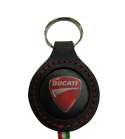 LLAVERO DE PIEL ( FABRICADO EN ESPAÑA ) LOGO DUCATI