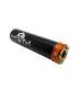 SILENCIADOR ESCAPE 90 / 100 ALUMINIO NEGRO / NARANJA KRM R: KR363F