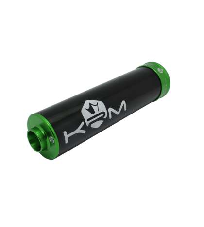 SILENCIADOR ESCAPE 90 / 100 ALUMINIO NEGRO VERDE KRM R: KR267F