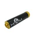 SILENCIADOR ESCAPE 90 / 110 ALUMINIO NEGRO ORO KRM R: KR266F