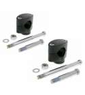 JUEGO TORRETAS MANILLAR 28,6 NEGRO MATE R: J616NM