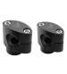 JUEGO TORRETAS MANILLAR 28,6 NEGRO MATE R: J616NM