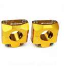 JUEGO TORRETAS NOEND ALUMUNIIO ADAPT. MANILLAR 28.6 ORO ANODIZADO R: 303196B
