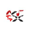 KIT MX HONDA CRF 250 R (18-21) 450 R (17-21) ROJO CR04 / NEGRO POLISPORT R: 90833