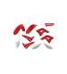 KIT MX RESTYLING HONDA CR125/250 (02-07) POLISPORT R: 90772