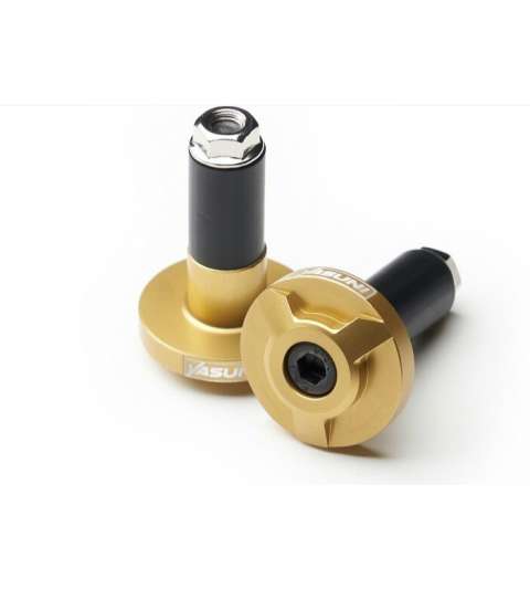 JUEGO CONTRAPESAS MANILLAR 22.2 MM. ORO PRO RACE YASUNI R: CPE6176YE