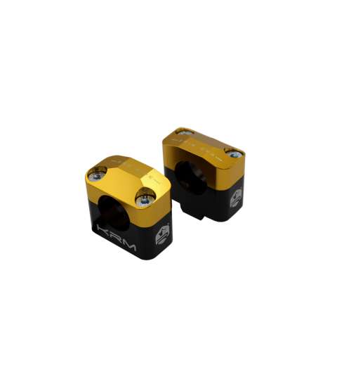 JUEGO TORRETAS KRM PRO RIDER NEGRAS / ORO R: KR467F
