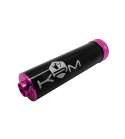 SILENCIADOR 70/90 C.C. ALUMINIO NEGRO ROSA KRM R: KR277F
